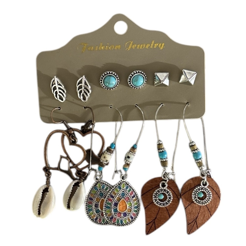 Bohemian Multi Color Nature Inspired Earrings Collection